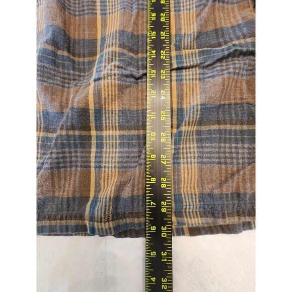 Toad & Co Men's Plaid Flannel Button Up SZ XL Organic Cotton - Picture 9 of 9